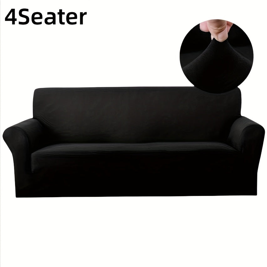 Elastic Non-Slip Sofa Cover ( Pillowcases Excluded) - Cat Scratch Resistant, Breathable Fabric, Versatile Fit for Living Room/Bedroom/Office Decor - Easy Care Material