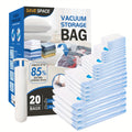 Jumbo Vacuum Storage Bags for Clothes, Pillows, Comforters and Blankets, 4 to 30 Bag Options with Selected Manual Pump Sets and Travel Compression Packs