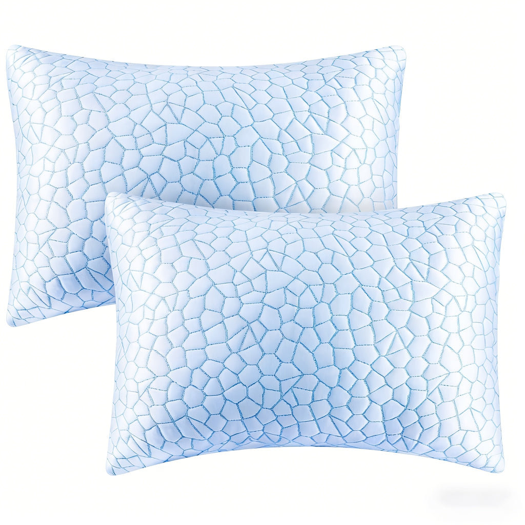 2/4pcs, Firm Supportive Sleep Pillow, Hotel-Grade Cool-to-the-Touch Feel, Filled with Premium Soft Fiber, Suitable for Back, Stomach, Or Side Sleeping Positions, Ideal Sleep Solution, Valentine's Day Gift, Presidents' Day