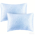 Firm Bed Pillows with Soft Fiber Fill, Cool-to-the-Touch Sleep Pillow Options in Standard Queen and King for Back Side and Stomach Sleepers