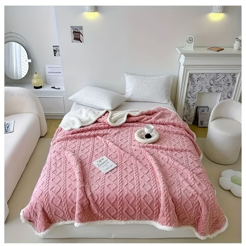 Double Sided Taffeta Blanket, Soft Machine Washable All Season Cover for Sleeping, Sofa Lounging and Air Conditioned Rooms in Three Size Options