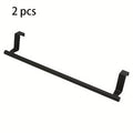Cabinet Door Towel Bar, 2-Pack Stainless Steel Over-Door Hand Towel Hangers for Kitchen Dishcloths, Bathroom Towels and Cupboard Organization