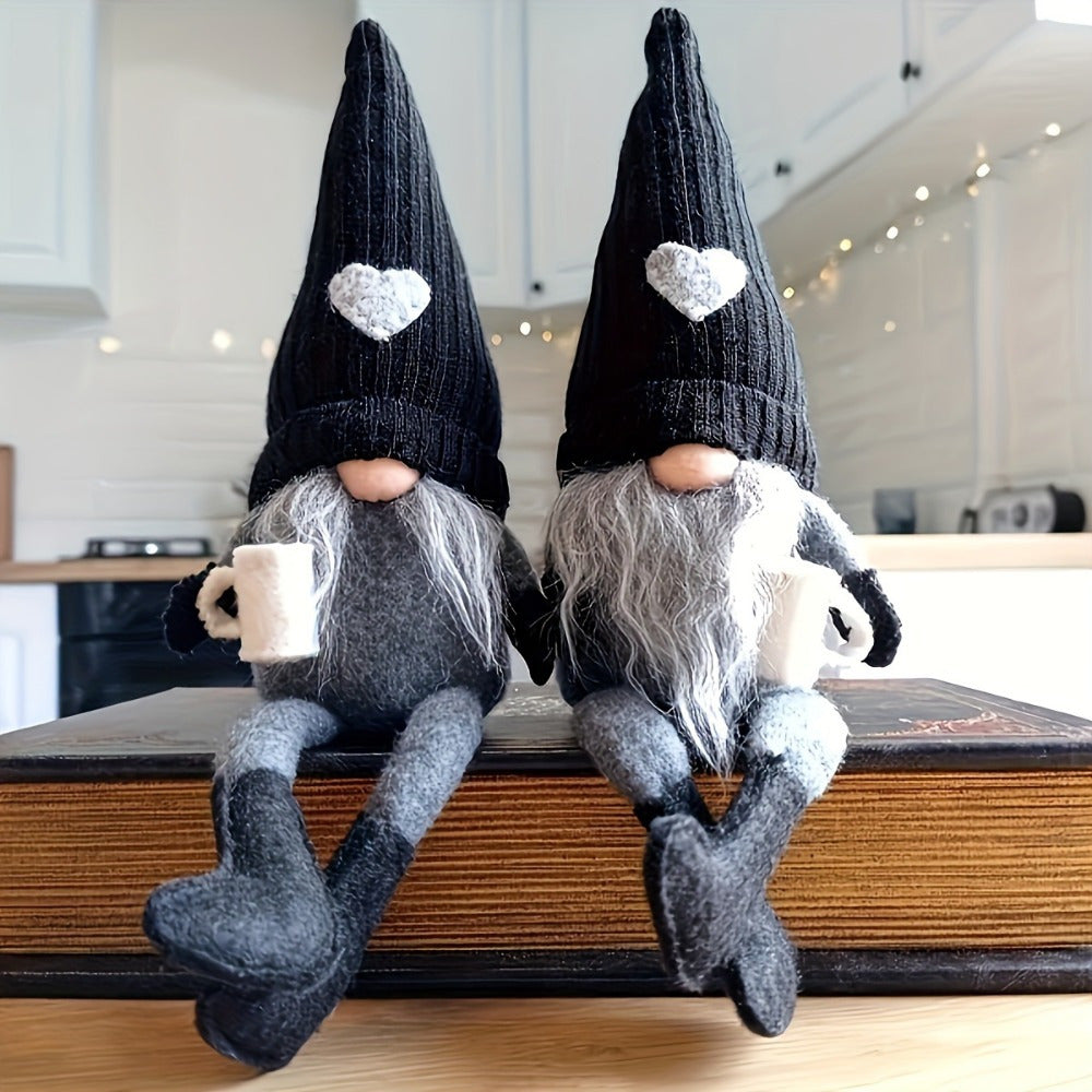 2pcs Gnomes Home Decor, Collectible Dolls, Holiday Decor Gnome Suitable for Room, Office, Living Room, Bedroom Decorations, Special Holiday Day Gifts for Man & Women. Perfect for Birthday, Mothers & Fathers Day Party Decorations.
