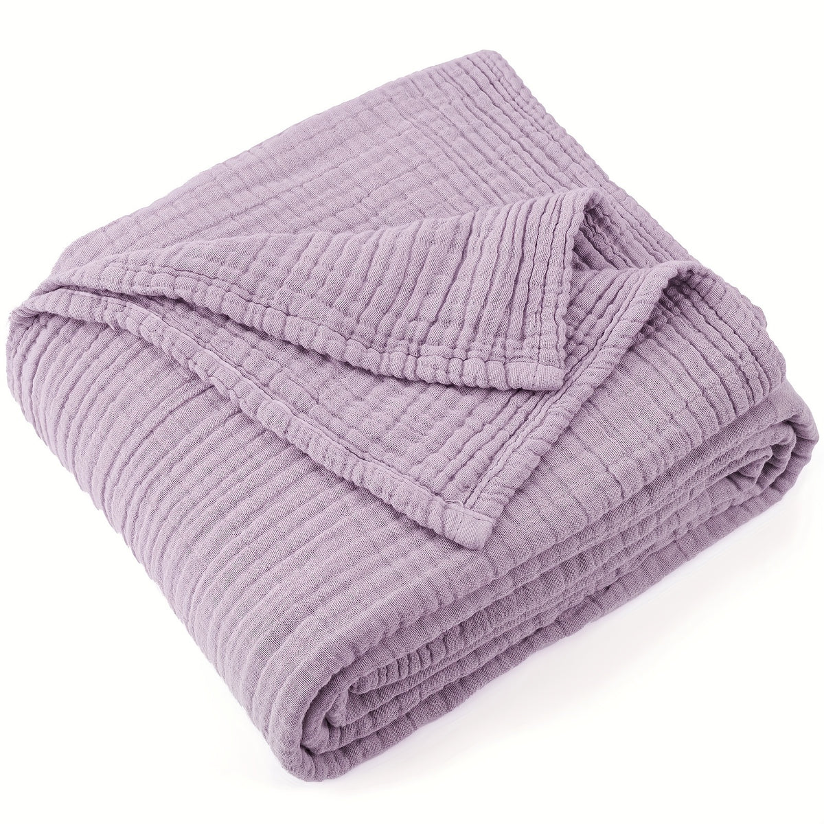 100% Muslin Blankets 6 Layers, Cooling Blanket, Room Decor Blanket, Perfect Holiday Gifts, Breathable & Lightweight, Camping Stuff, Soft Gauze Blanket, Suitable For New Year, Christmas Gifts