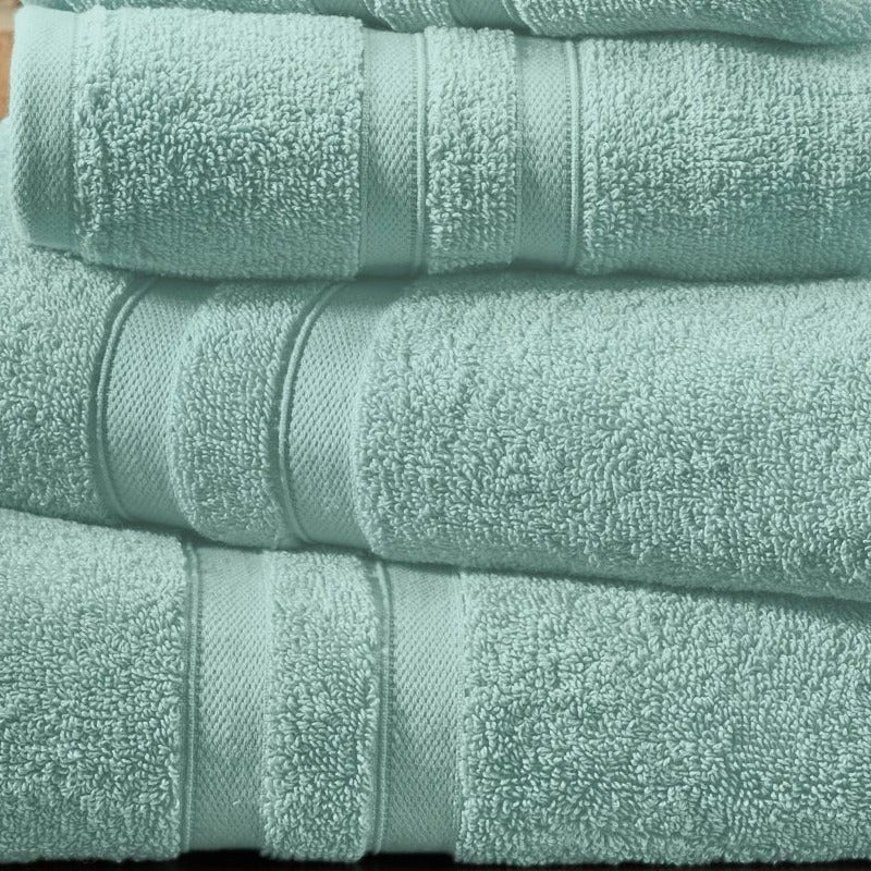 6 Piece Egyptian Cotton Towel Set . The set is made of 100 Egyptian cotton known for its softness, absorbency, and durability. These towels make an ideal complement to any bathroom whether you use it to pamper yourself or reserve it for special guests. Th
