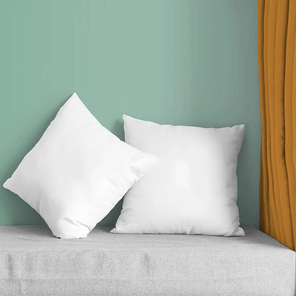 Lux Decor 4/8 Pack Throw Pillows - Down Alternative Pillow Inserts For Decoration - Throw White Pillows For Bed & Couch, Luxury Soft Fluffy Pillows For Living Room, Hypoallergenic Filled Square Cushion Throw Pillow, Washable & Cozy Bedroom Accessories