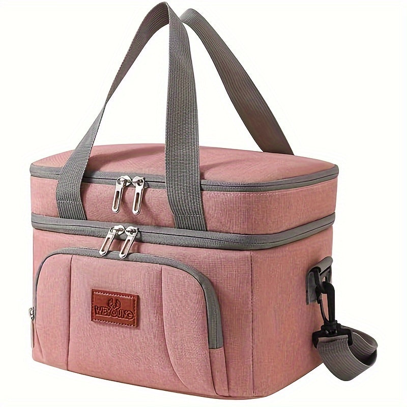 1 X Oxford Cloth Insulated Bag Multi-purpose Insulated Bag Multi-purpose Lunch Box Bag Practical Snack Bag Food Bag Portable Insulated Bag Food Takeaway Bag
