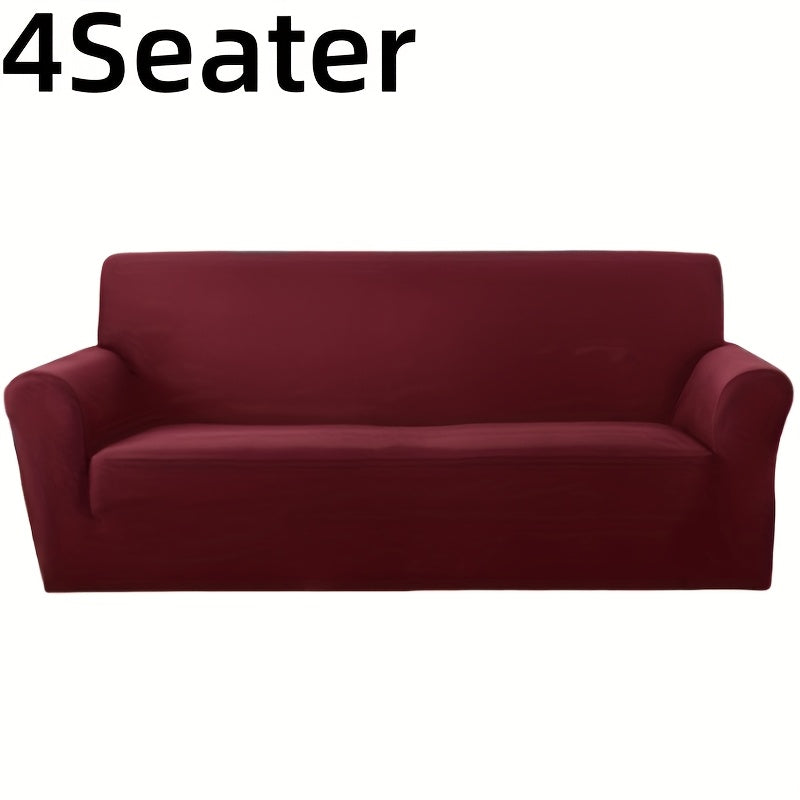 Elastic Non-Slip Sofa Cover ( Pillowcases Excluded) - Cat Scratch Resistant, Breathable Fabric, Versatile Fit for Living Room/Bedroom/Office Decor - Easy Care Material