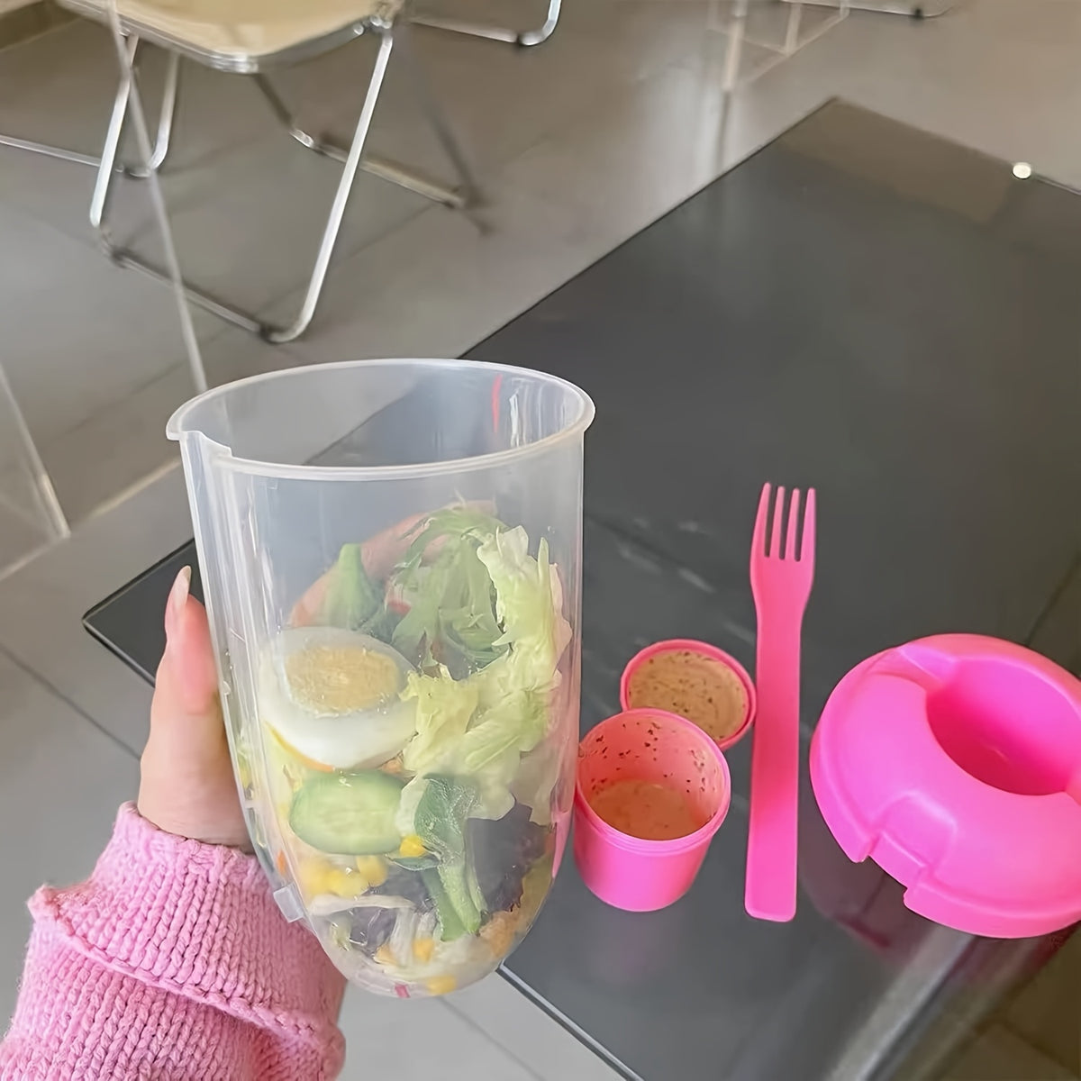 Black Friday Premium Picks- 2 Layered Multi Grid Lunch Box Set. Bento Boxes with Cup And Lunch Bag for School, Office And Outdoor Picnics. |Food Storage Container | Kitchen Accessories | Lunch Box Set/single Lunch Box|