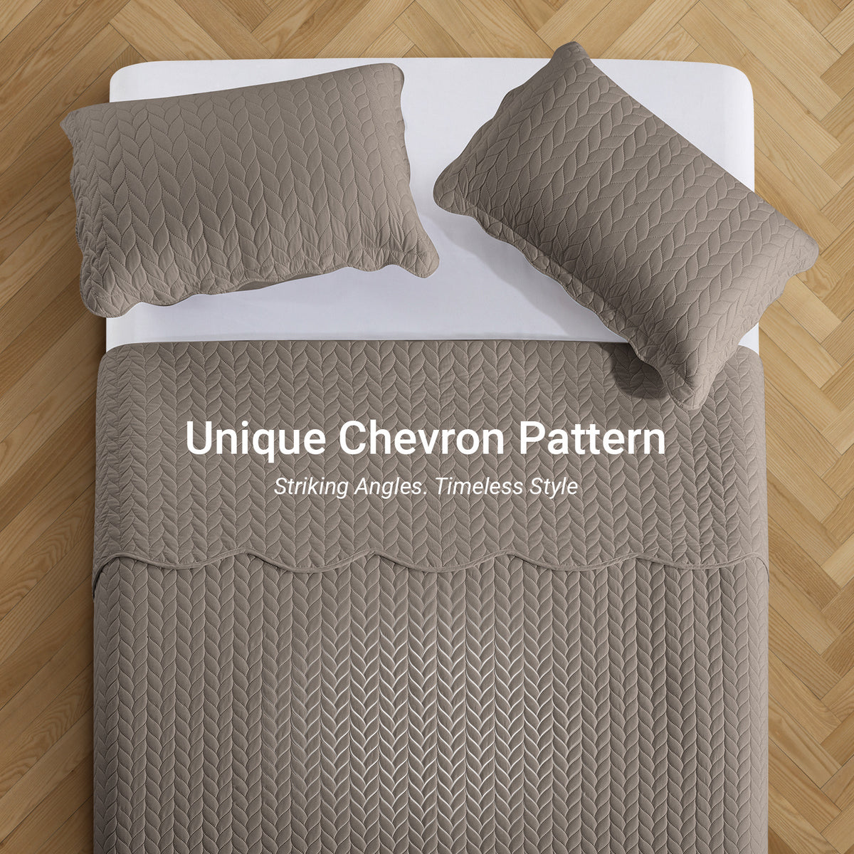 Lightweight Quilted Bedspread – Soft and Breathable Quilt Set, All Season Microfiber Bedding, Modern Style Soft Bedding Set, Twin, Full / Queen, King Sizes, Machine Washable Halloween Christmas
