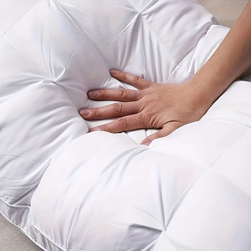 2 Luxury Hotel-quality Pillows, Queen/King Size, with High-resilience Plush Pillow Cores and Hypoallergenic Polyester Fabric. Soft and Comfortable, They Promote Deep Sleep and Are Suitable for Both Side and Back Sleepers. Cool and Breathable
