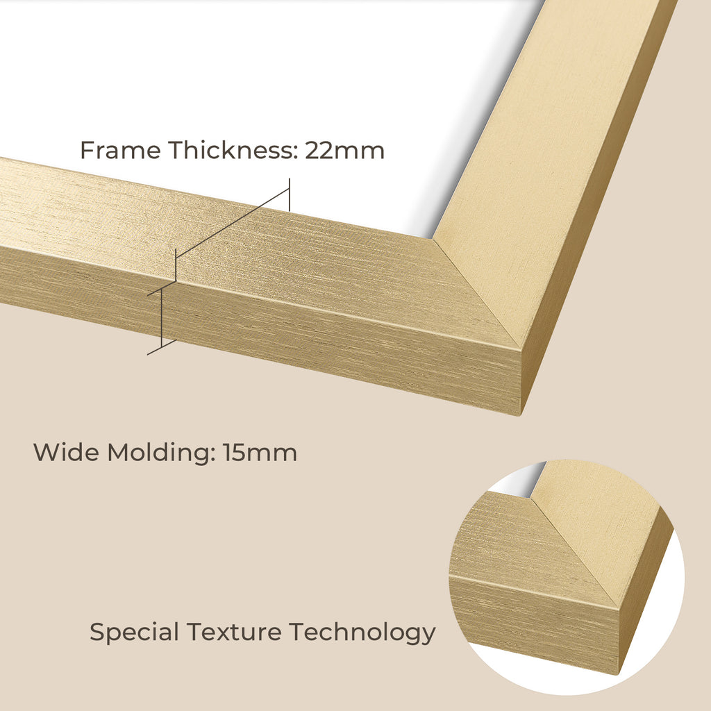 3 Pack 6x8/8x10/9x12/11x14/16x20 Picture Frames Set with Mat or without Mat, Engineered Wood Photo Frames with Plexiglass, for Wall or Tabletop Display - Gallery Wall Frames, Office Home Decor,Poster Frames