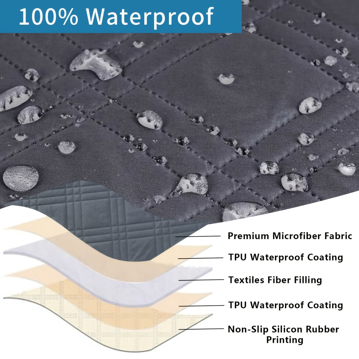 1pc 100% Waterproof Recliner Chair Cover, Non Slip Recliner Covers for Recliner Chair with Pocket, Pet Scratch-Resistant Sofa Slipcover, Washable Furniture Protector, Easy to Install for Living Room, Bedroom, And Study, Halloween Home Decorations