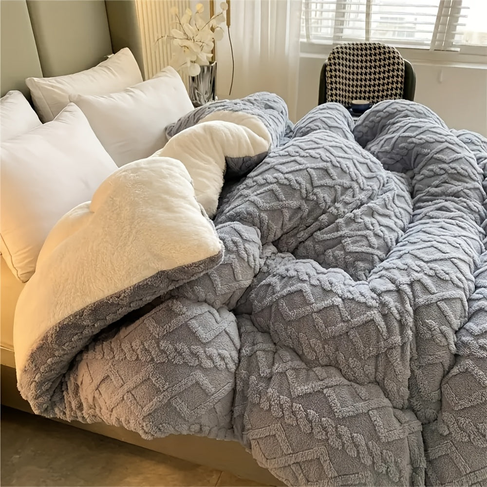 [Luxurious Taffeta Comforter] Soft, Thick, And Warm Taffeta Comforter - Luxurious For All Seasons - Machine Washable, Perfect For Kids Bedroom, Guest Room, Kids And Hotel Use