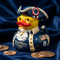 Patriotic Eagle Duck Figurine, 1776-2026 US 250th Anniversary Commemorative Resin Sculpture for Shelf Decor, Collectors and History Lover Gifts