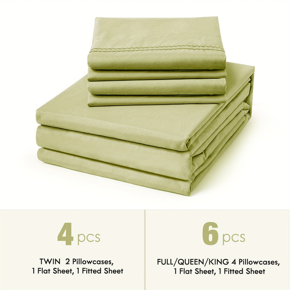 Ultra Soft Machine Washable Luxury Bed Sheet Set - ClevaHome 3/4/6pcs Cooling Queen Sheet Set Deep Pocket - Shrinkage & Fade Resistant Embroidered For Daily Use, Dorms, Guest Rooms, Graduation [Black Friday Cyber Monday Christmas Gift]