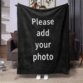 Personalized Photo Blanket, 280 GSM Soft Flannel Throw with Printed Design in Three Sizes for Home, Travel, Office, Birthday and Anniversary Gifts