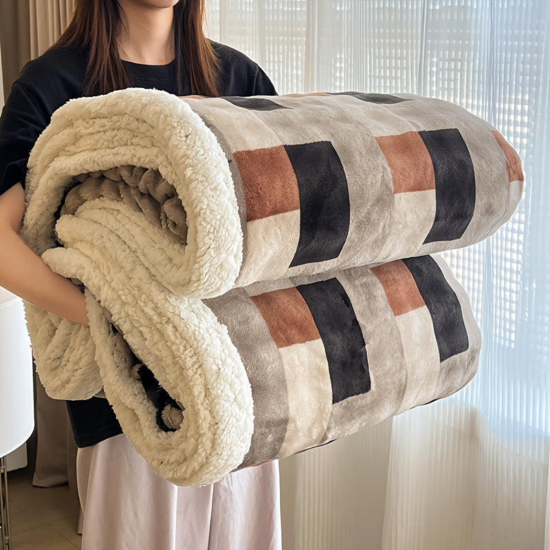 Heavyweight Bed Blanket, High Quality Luxury Fall Blankets, Machine Washable King Size Blanket, Gravity Blanket For Sofa Cover, Blanket For Sofa, Dormitory And Bedroom Cozy Bedding, Fall Room And Bedroom Decor, Halloween Gifts