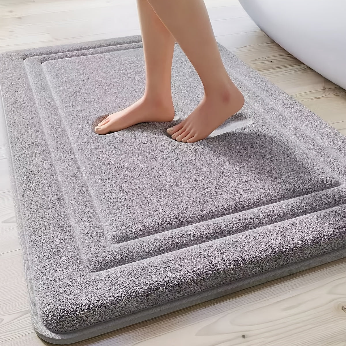 3pcs Small-Area Rugs And Ultra-Absorbent Bath Mats - Non-Slip Bathroom Floor Mats, Super Soft And Comfortable Premium Bathroom Rugs, Suitable for Bathtubs, Showers, Bathroom Additions And Home Decor Flooring Kitchen Rugs & Mats