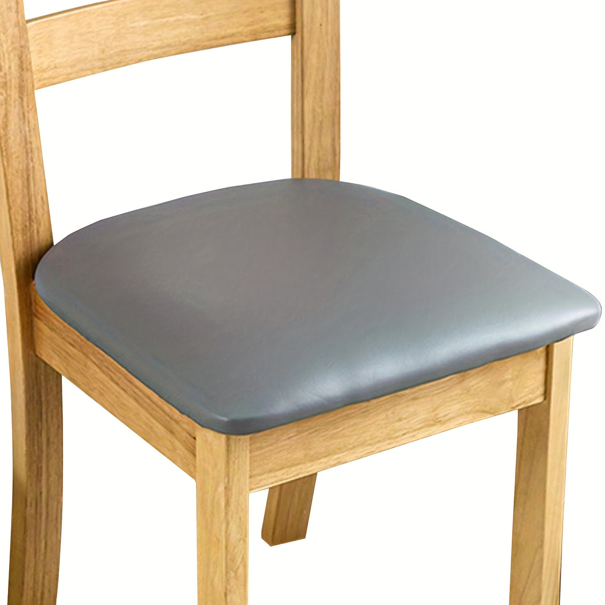 4/6pcs 100% Waterproof PU Fabric Dining Chair Slipcovers, Removable Upholstered Chair Cushion Cover for Dining Room, Hotel, Kitchen, And Home Decor, Fits A Variety Of Seat Styles, Halloween Home Decorations, Black Seat Cushion