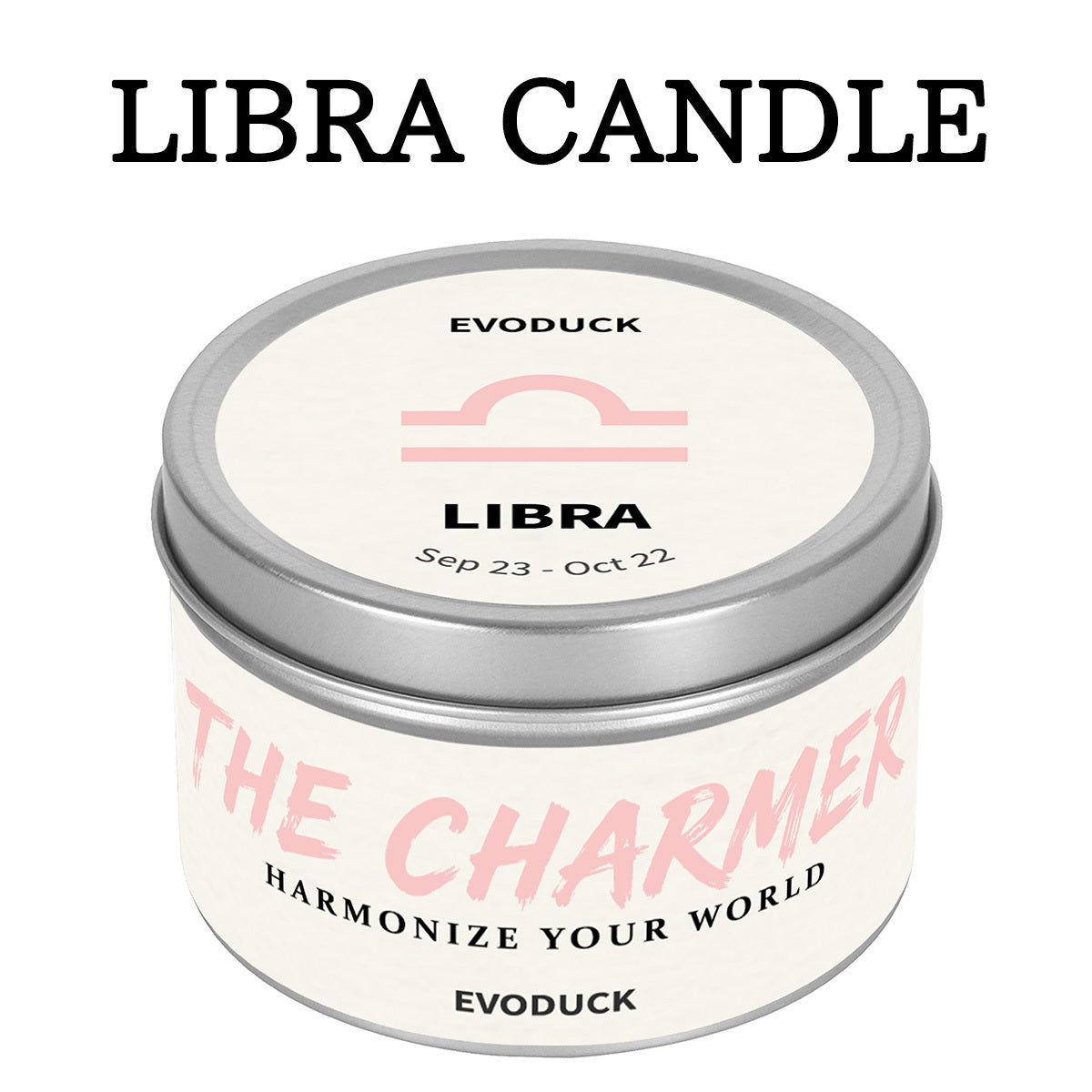 EVODUCK Scorpio Zodiac Candle with Hidden Pendant And Real Crystal Inside - Intense Scented Soy Wax for Late Night Reading Ambiance - Cool Valentine'S Day Birthday Present for Girlfriend Wife Women Lover - Spiritual Mystery Home Fragrance Gift