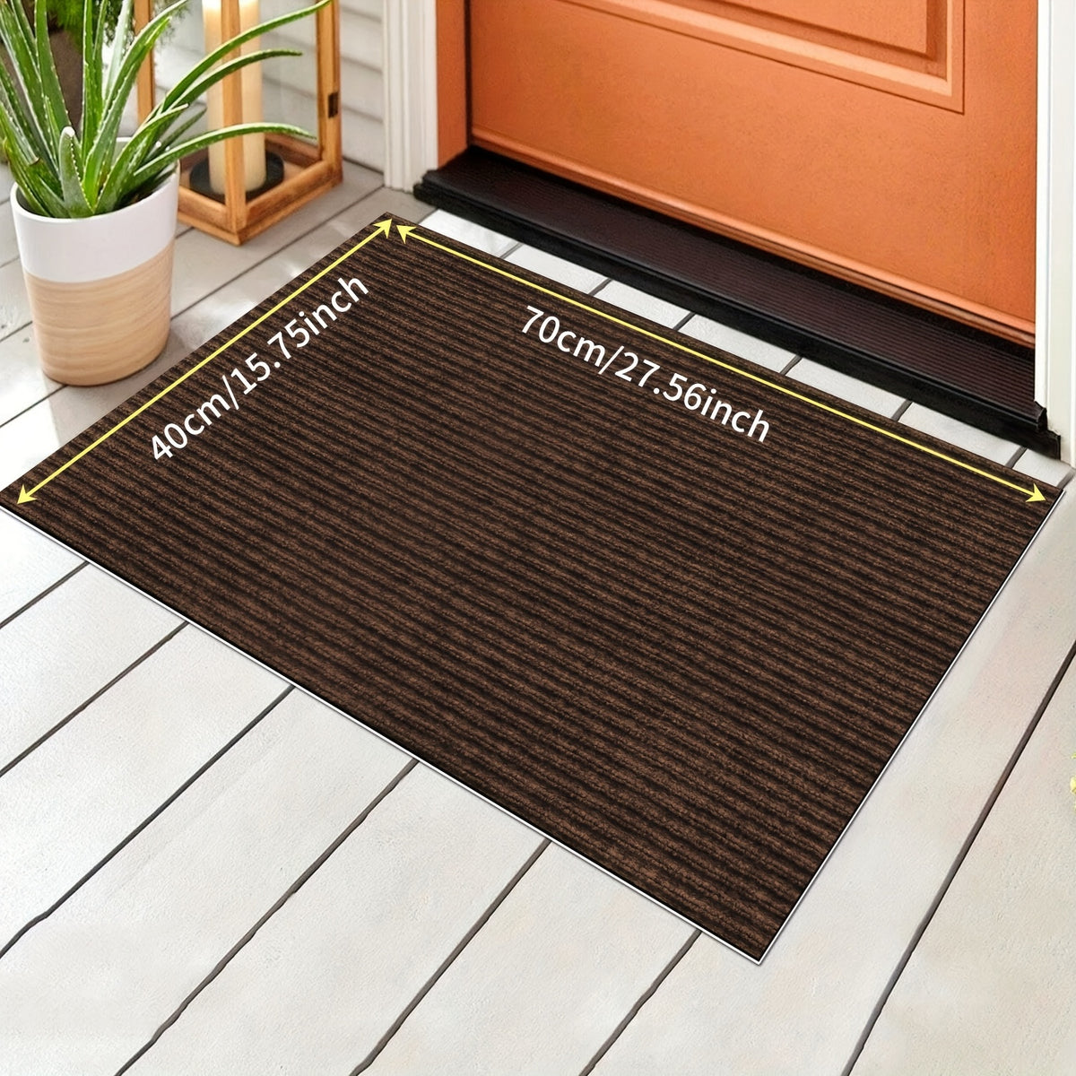 Entryway Mat, Indoor Door Mat Entrance, Non Slip Peel And Stick Low Profile Doormat, Entry Mat Door Mats Indoor, Front Door Mat Inside Door Mat Non Slip, Washable Door Mat, Easy to Clean Doormat, Floor Mat for Entryway