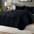 Summer Quilt Set with Pillow Shams, Lightweight Breathable Microfiber Coin Pattern Bedspread, 2 or 3 Pieces for Twin, Full/Queen and King Beds
