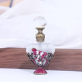 Dragonfly Perfume Bottle, 1.35 oz Vintage Style Refillable Empty Fragrance Container for Essential Oil Storage, Vanity Display and Thoughtful Gifts