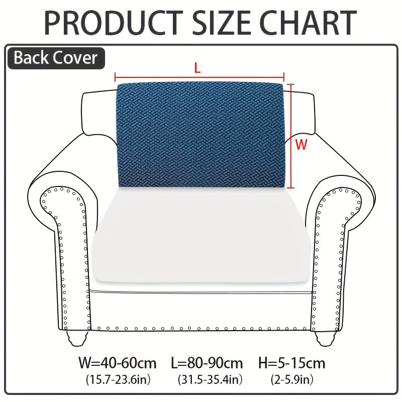 1pc of Wear-Resistant And Non-Slip Sofa Cover, Elastic Stretch L-Shaped Furniture Protector, Suitable for 3/2/1/4 Seat And Sectional Sofas, Made of Polyester Jacquard Fabric, Machine Washable, Ideal for Living Room, Bedroom