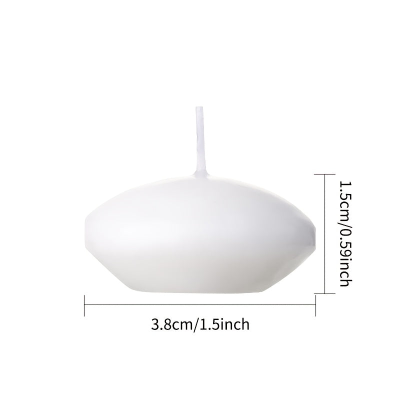 42 Instrument Style Floating Small Candles, Natural Plant Wax+pure Core, Smoke-free And Low Melting Point, Stable Burning, Suitable for Weddings, Meditation, Holiday Blessings, High-Quality Materials, Holiday Gifts
