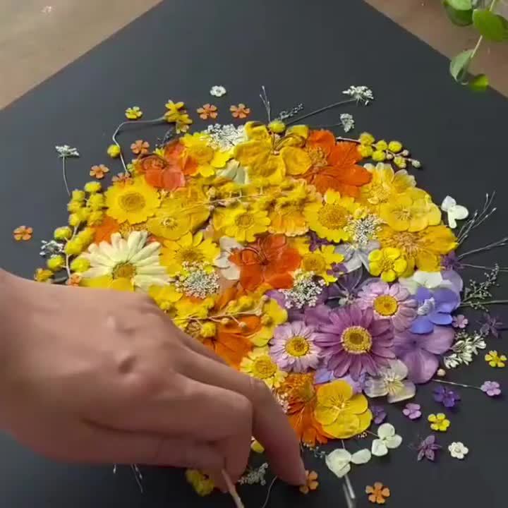 500pcs of Random Materials for Pressed Flowers, Natural Dried Flowers, Resin Molds, Nail Art, Making, Phone Case, Artistic Crafts, Jewelry Making, Scrapbooking, Floral Decorations, Picture Frames, Halloween Decorations, Christmas Gifts, And More