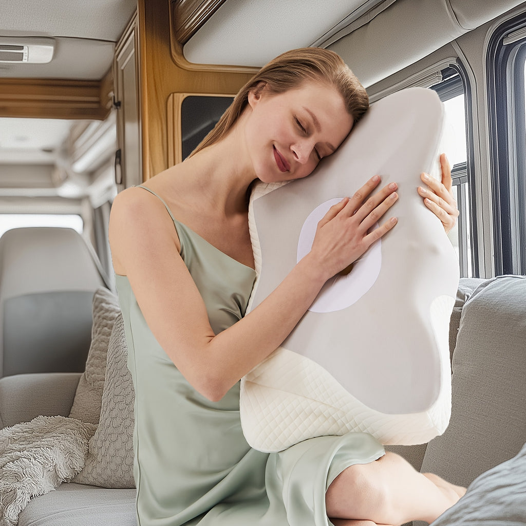 Cervical Neck Pillow, Ergonomic Contour Neck Pillows, Memory Foam Bed Pillow For Side Back Stomach Sleeper, Neck Pillow With Pillowcase