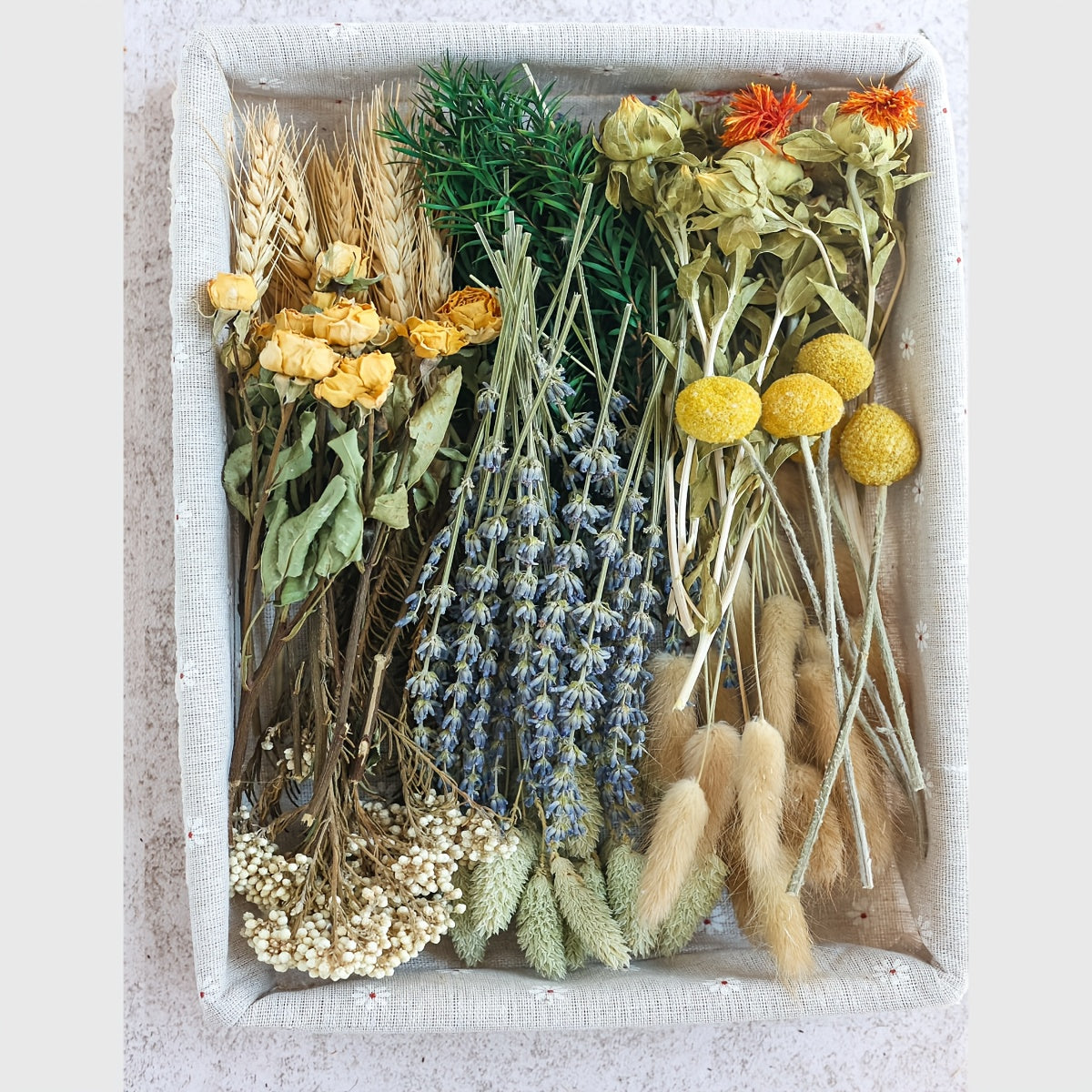 Dried Flower Bouquet with Pampas Grass - Bohemian Wedding Centerpieces, Dried Cake Flowers & Boutonnieres for Groom/Best for Man - Low Maintenance Wedding, & Decor - -Lasting Botanical Arrangement