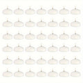 Small White Floating Candles, 42-Pack 1.5-Inch Decorative Candle Set for Wedding Water Centerpieces, Hotel Ambiance and Holiday Dinner Table Displays