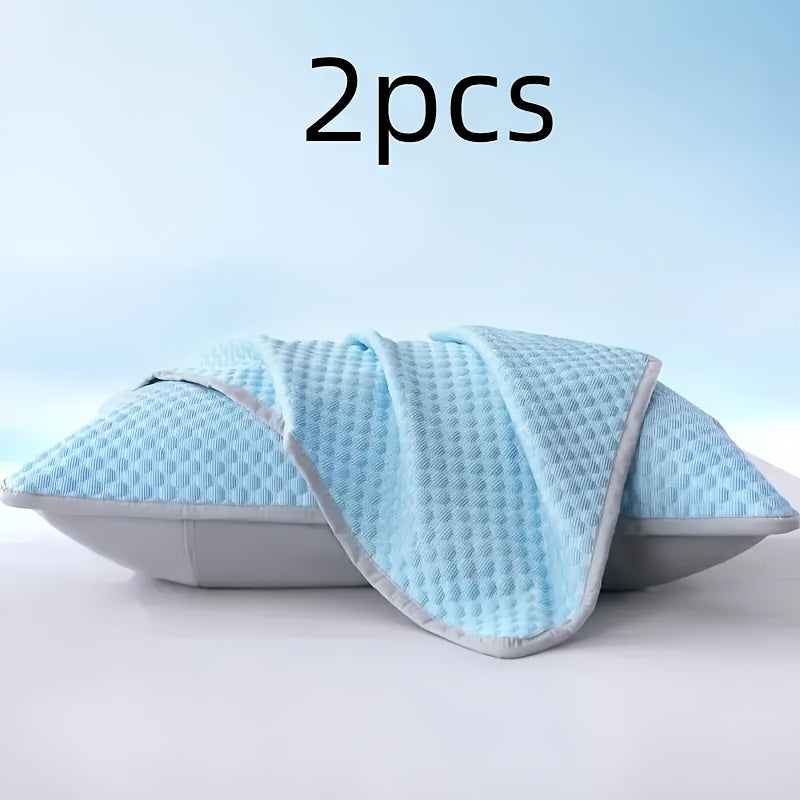 Two New Three-Dimensional Ice Bean Pillowcases Without Cores, Cool Air Conditioning Bedroom Pillowcases in Summer, Machine Washable