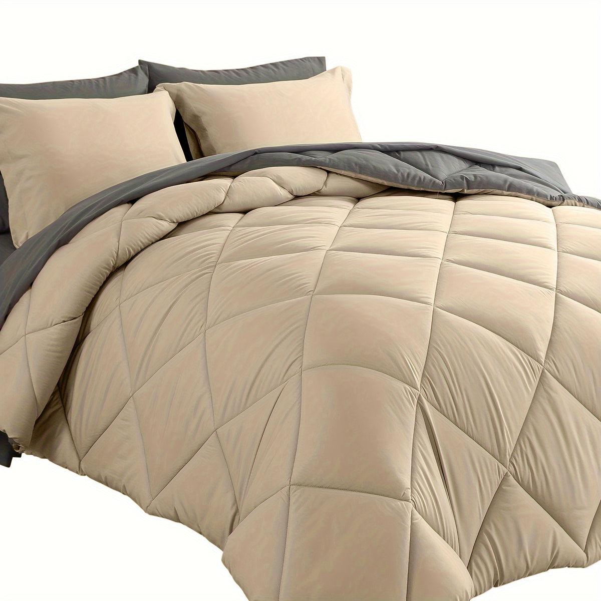 Cosybay 7 Piece Luxurious Comforter Set Queen/King/Full Size, Bed In A Bag Bedding Includes 1 Comforter, 1 Bed Sheet, 1 Fitted Sheet, 2 Pillowcases, 2 Pillow Shams, Soft Complete Bedding for Home Hotel, Perfect for Halloween Holiday, Birthday