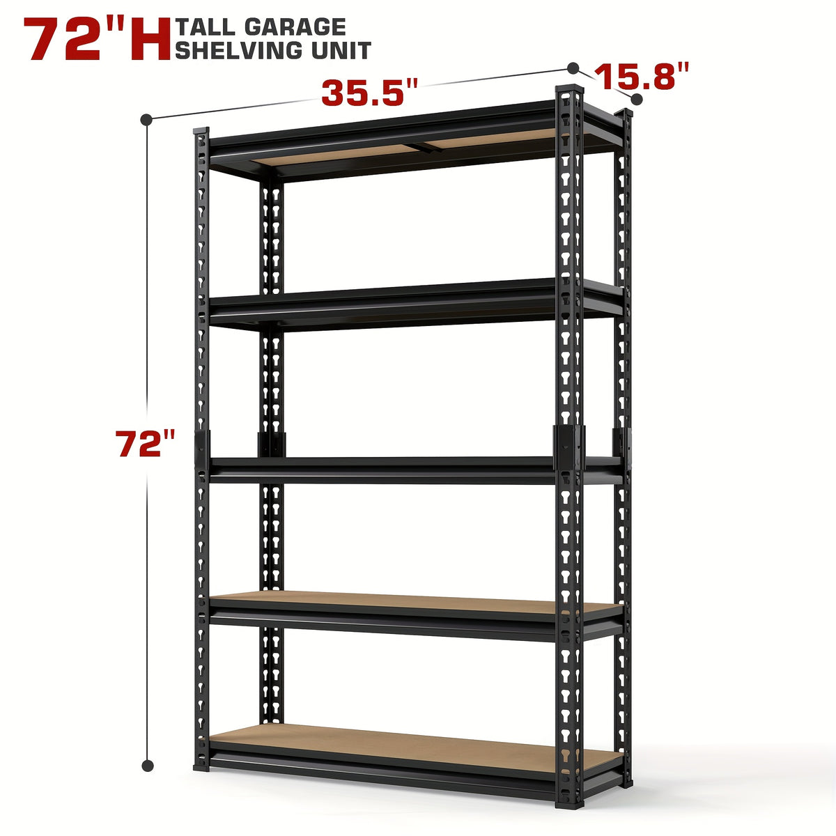 500 Lb/ 2000 Lb Kitchen Shelves, Utility Storage Racks, Heavy Duty 3/5 Tier Metal Shelving Units, 29.5" H X 15.7" W X 15.7" D, 60" H X 28" W X 12" D, 72" H X 35.5" W X 15.8" D, Food Service Shelf Dividers, Standing Shelf