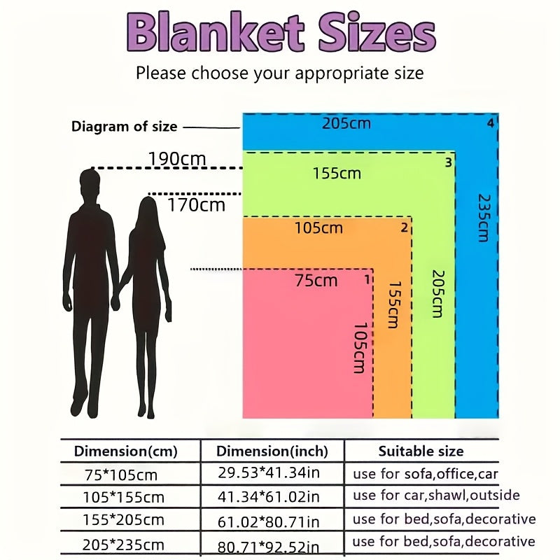 Lightweight Faux Rabbit Fur Tie-Dye Blanket—Stunningly Beautiful, Perfect for All Seasons, Soft Against The Skin, Offering The Ultimate Sleeping Experience. Machine-Washable, Reversible Design, Random Colors. The Perfect Holiday Gift