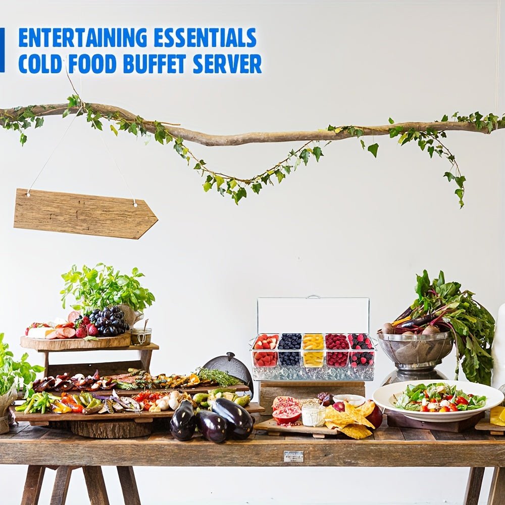 D 1 Set of Chilled Seasoning Plates