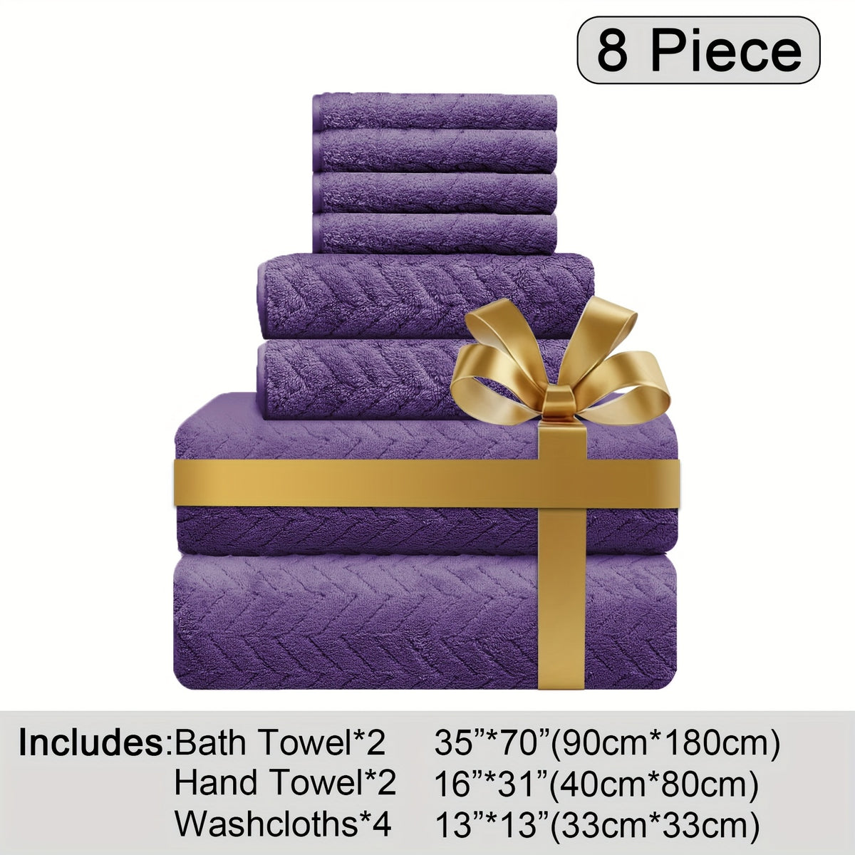 Oversized Bath Towels Set, Extra Large Towel Microfiber Soft XL Bath Sheet Super Absorbent Bathroom Towels Set Quick Dry Plus Size Shower Towels for Family Hotel, Wash Cloths