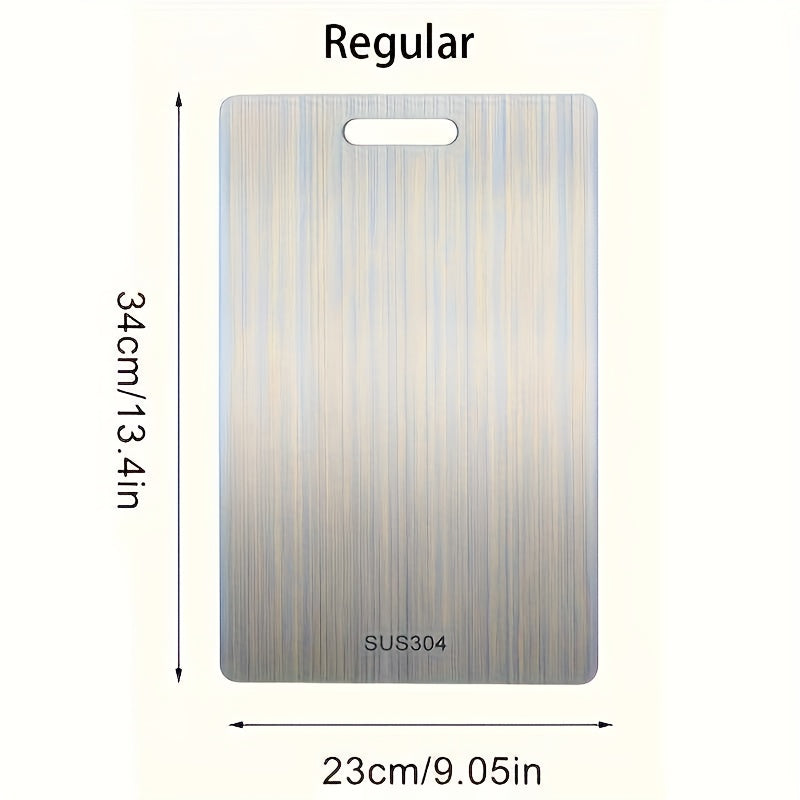 Premium Stainless Steel 2025 Double-Sided - Food Grade Stainless Steel Cutting Board for Kitchen And Dining