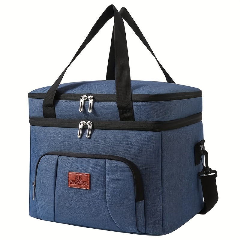 1 X Oxford Cloth Insulated Bag Multi-purpose Insulated Bag Multi-purpose Lunch Box Bag Practical Snack Bag Food Bag Portable Insulated Bag Food Takeaway Bag