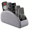 Remote Control Organizer Caddy with 5 Compartments, Desktop Storage Holder for TV Remotes, Pens, Eyeglasses and Makeup Brushes in Home and Office