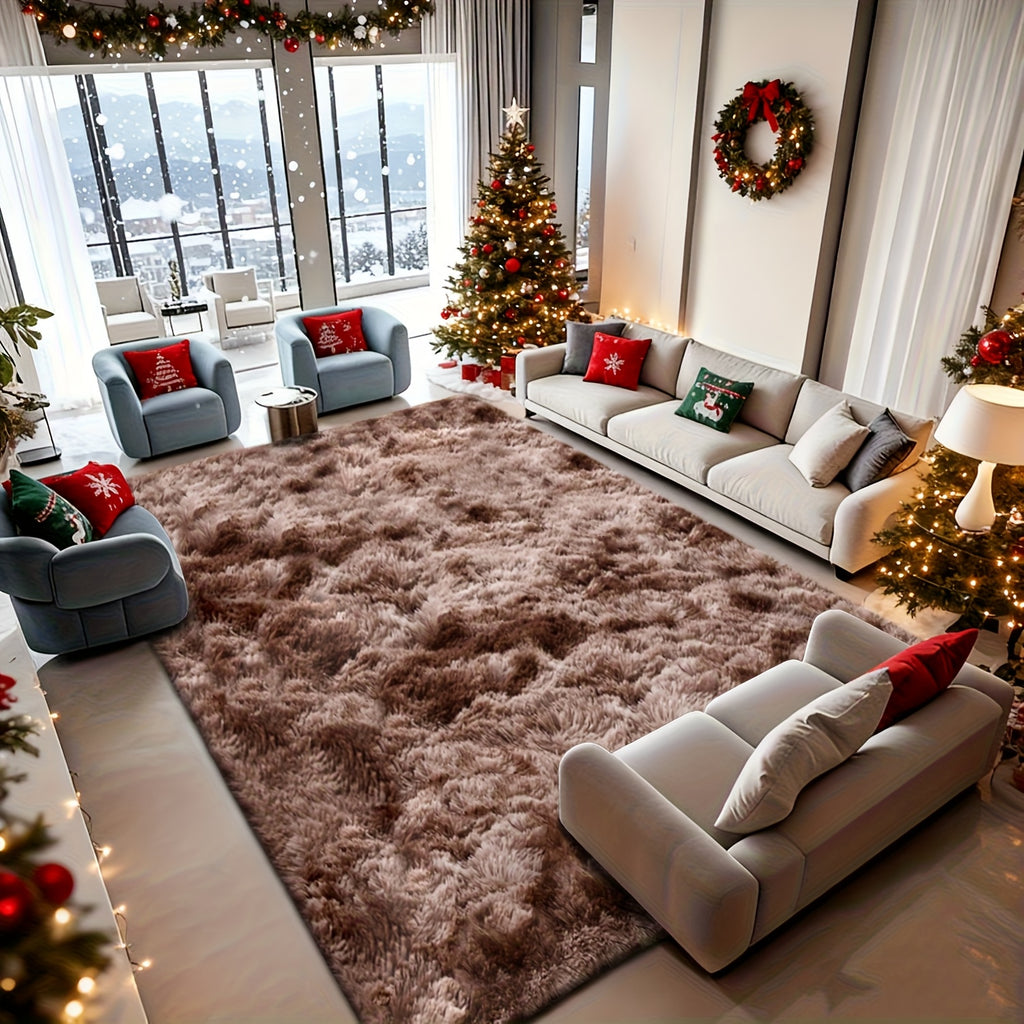 Fluffy Bedroom Carpet Shaggy Fuzzy Grey Soft Rugs for Bedroom Plush Rug Thick Area Rugs for Living Room Cute Room Decor