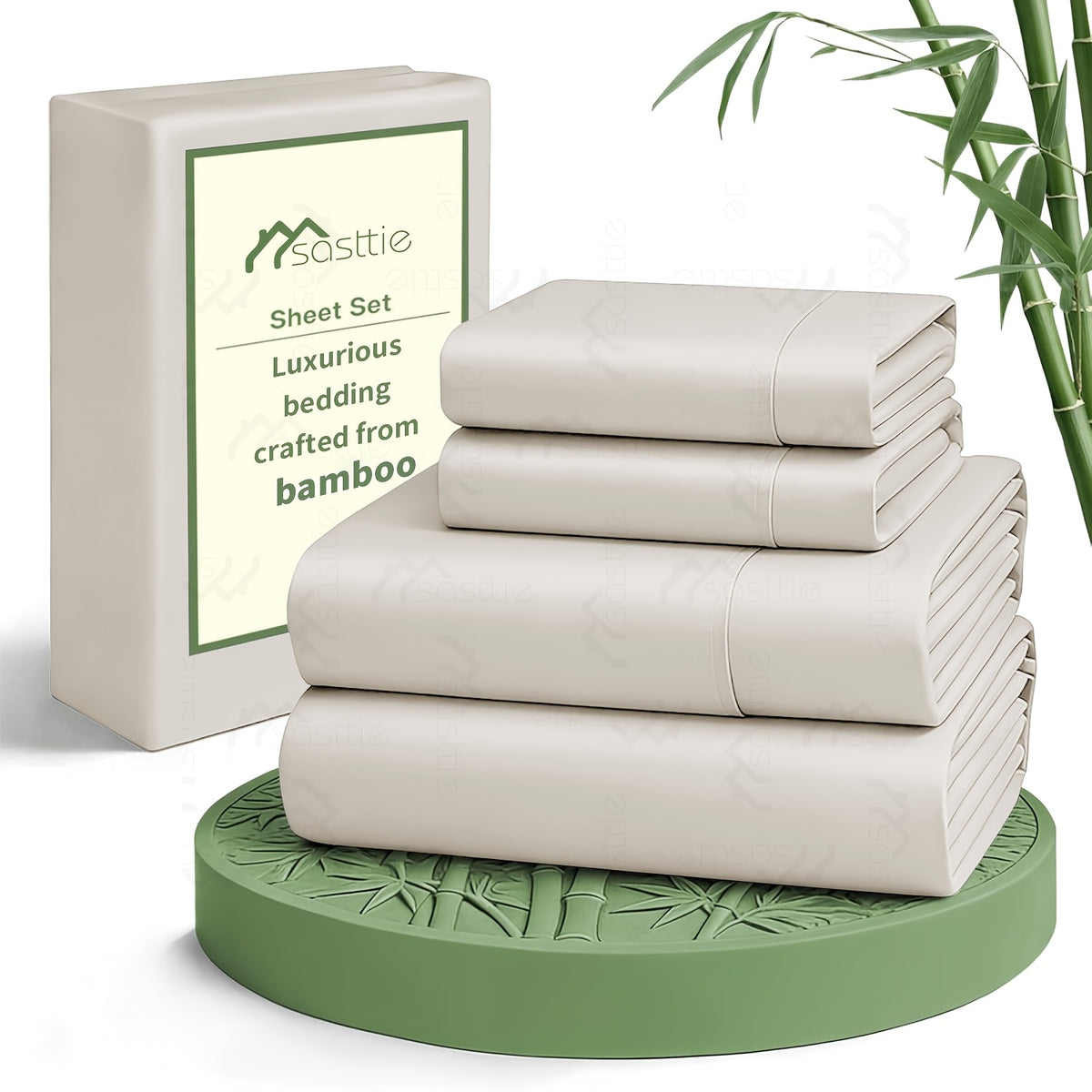 17-Inch Deep Pocket Cooling Sheet Set, 6-Piece Soft Twill Bedding with Double Stitching in 13 Colors for Twin, Full, Queen and King Bedroom Refreshes