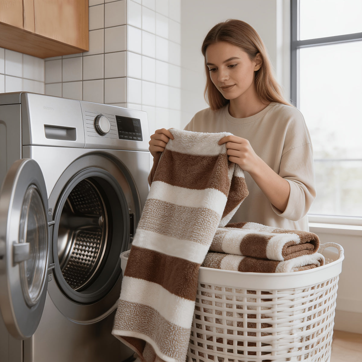 [Ultra-Soft Towel Set] 12/8pcs Towel Set, Ultra-Soft Towel Set with Excellent Absorbency And Quick-Drying Performance, 8pcss Include (1 Large Bath Towel, 2 Medium Bath Towels, 4 Small Bath Towels, 1 Hair-Drying Towel)