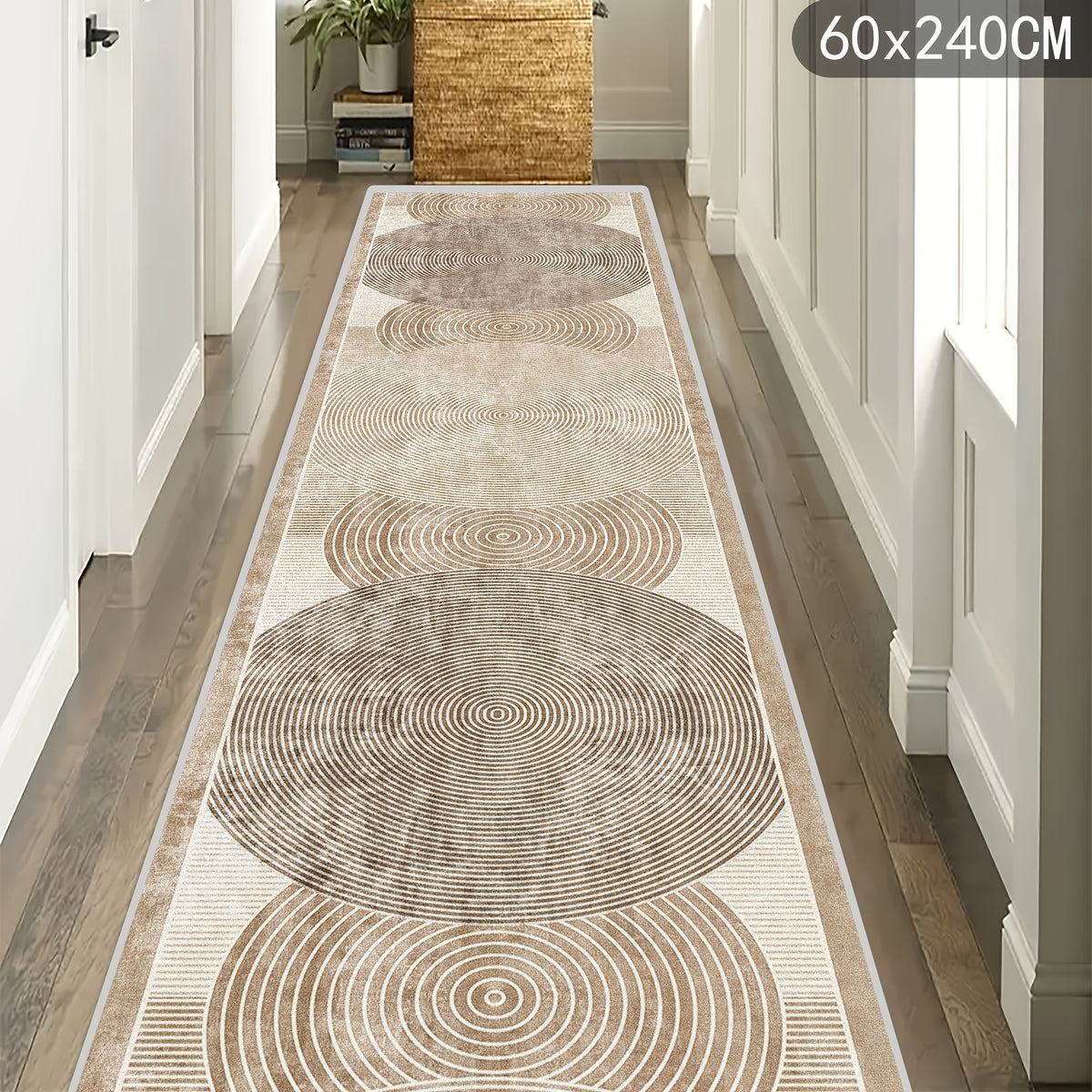 One Modern Area Rug Available In Beige/grey/black/brown, with Non-slip Backing And Machine-washable Design. Perfect for Indoor/outdoor Use In Hallways, Kitchens, Living Rooms, And Patios. Complements Both Modern And Traditional Home Or Office Decor