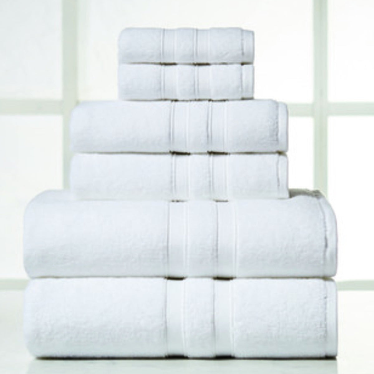 6 Piece Egyptian Cotton Towel Set . The set is made of 100 Egyptian cotton known for its softness, absorbency, and durability. These towels make an ideal complement to any bathroom whether you use it to pamper yourself or reserve it for special guests. Th
