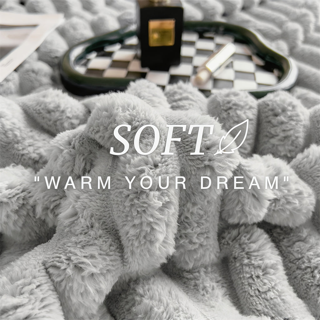 1pc of High-quality Milk Striped Blanket, Throw Blanket, Soft, Warm, and Cozy, Suitable for Sofas, Beds, Offices, Travel, Hiking, Fishing, Etc. Multi-functional and Suitable for All Seasons - Christmas Gift