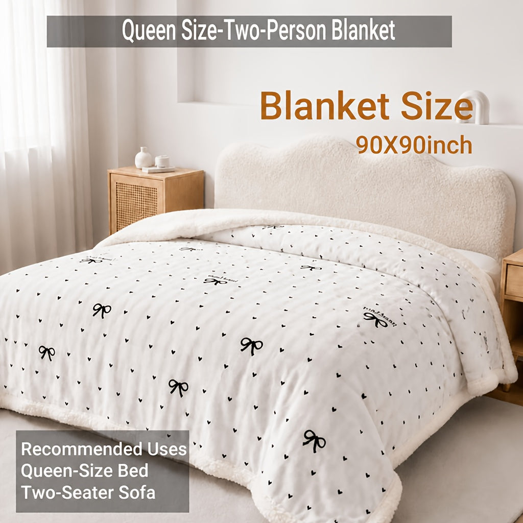 Heavyweight Bed Blanket, High Quality Luxury Fall Blankets, Machine Washable King Size Blanket, Gravity Blanket For Sofa Cover, Blanket For Sofa, Dormitory And Bedroom Cozy Bedding, Fall Room And Bedroom Decor, Halloween Gifts